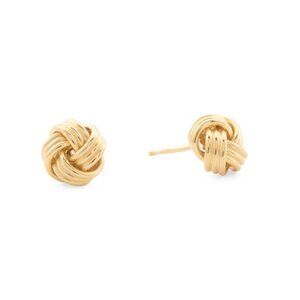 MIA FIORE Gold Made In Italy 18kt Gold Plated Knot Earrings